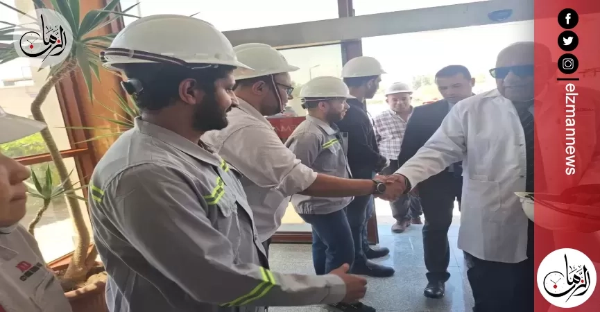 وزير الكهرباء في زيارة ميدانية الى مصانع شركة اكس دى إجيماك بالسويس