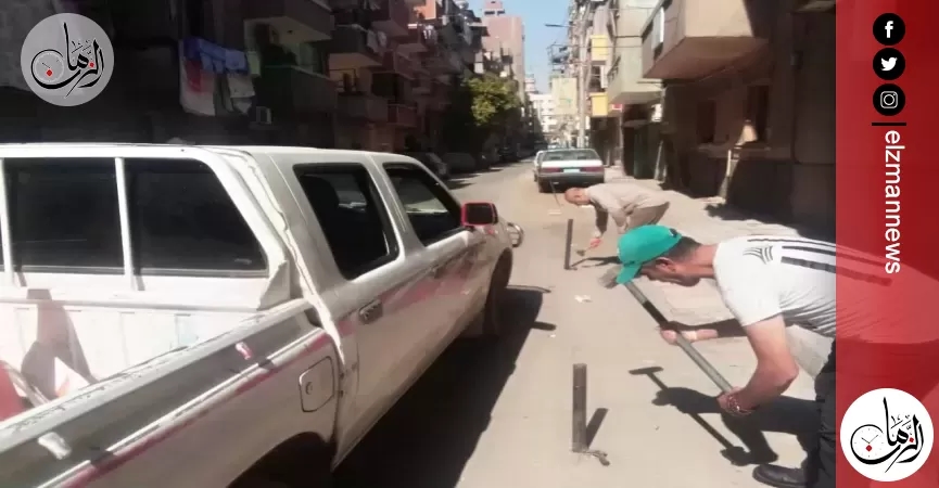 محافظ أسيوط: تكثيف حملات الإشغالات لتحقيق الانضباط المروري.. وحي شرق يزيل الحواجز والحدائد المخالفة