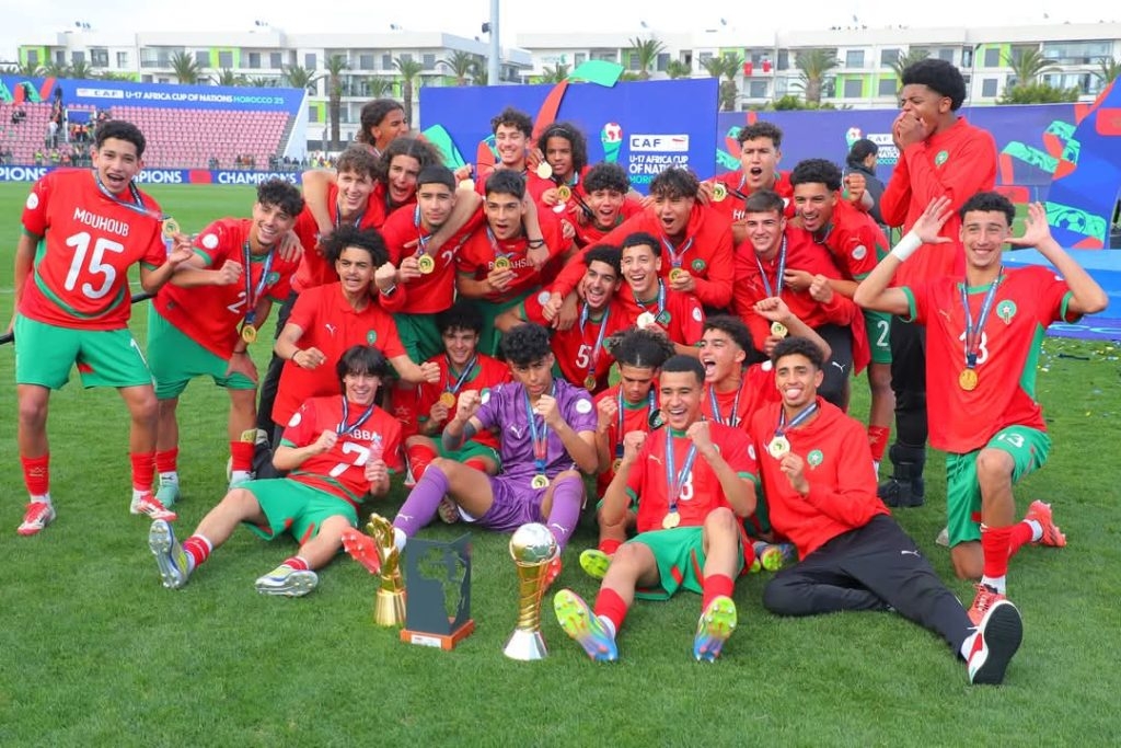 خمسة لاعبين مغاربة ضمن التشكيلة المثالية لكأس إفريقيا تحت 17 سنة 2025