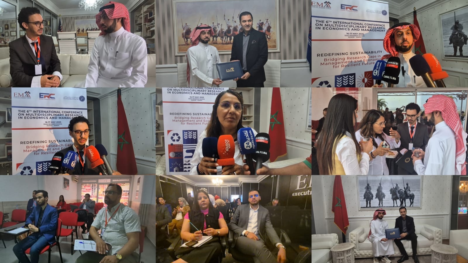 مؤسسة EMAA بأكادير تنظم مؤتمرا دوليا حول التنمية المستدامة وتوقع شراكة استراتيجية مع شركة سعودية لتعزيز البحث العلمي.