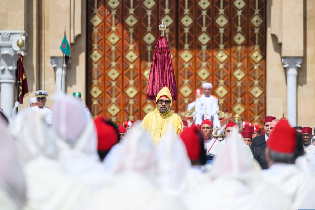 جلالة الملك يترأس حفل الولاء بالقصر الملكي بتطوان