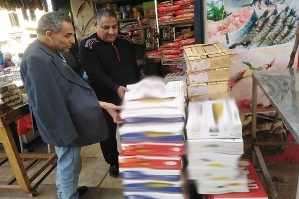ضبط 2 طن أسماك ورنجة مجهولة المصدر في الشرقية