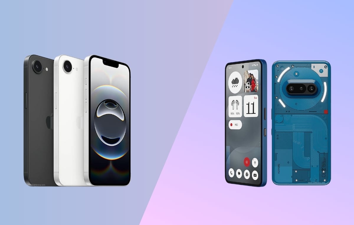 مقارنة بين هاتفي Nothing Phone 3a و iPhone 16e