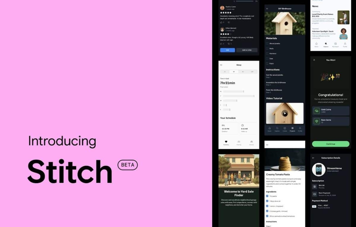 جوجل تُطلق أداة 'Stitch' لتصميم الواجهات البرمجية بالذكاء الاصطناعي