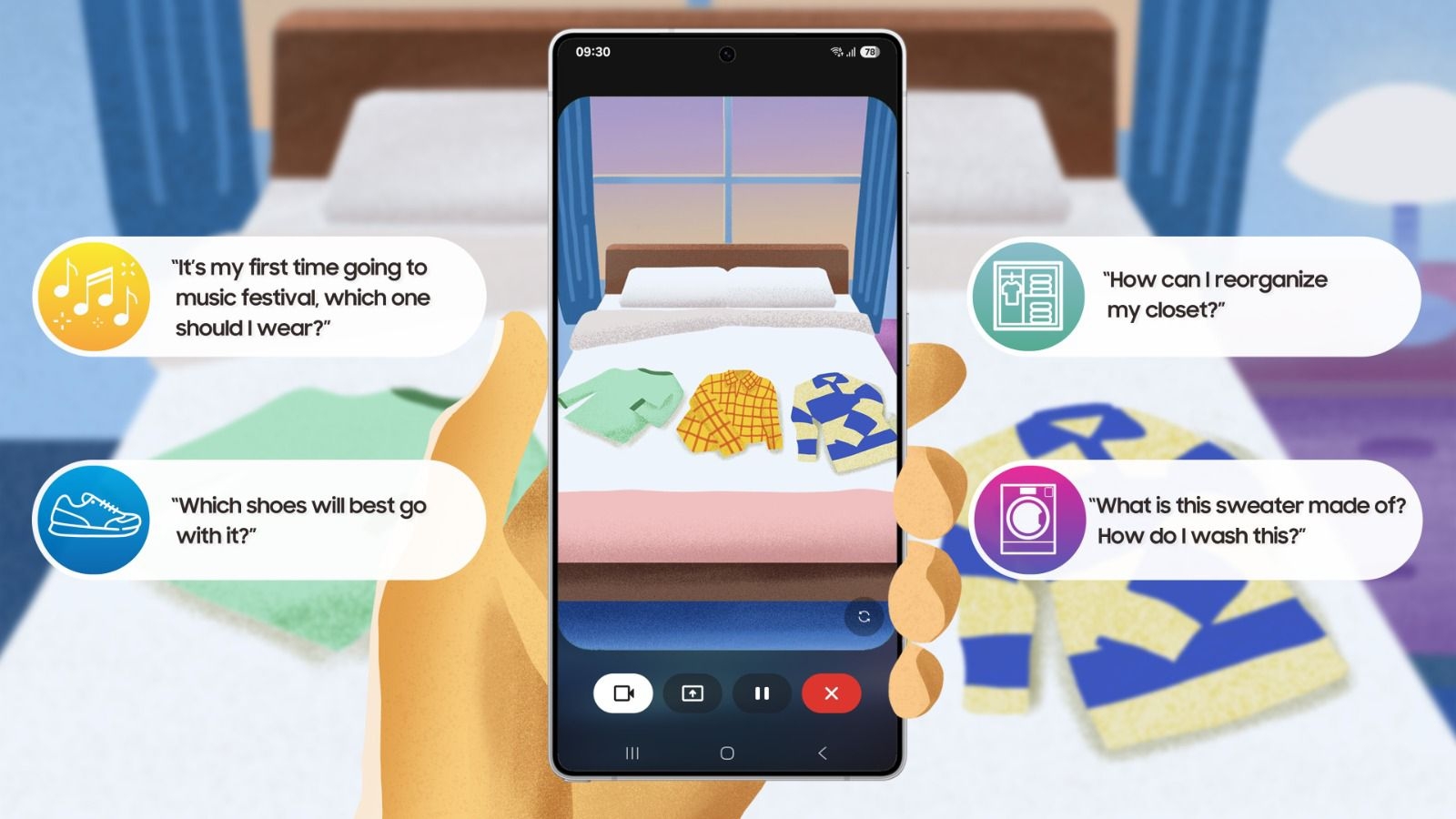 سامسونج تكشف عن الذكاء الاصطناعي المرئي في الوقت الفعلي على Galaxy S25 مع تحديث Gemini Live