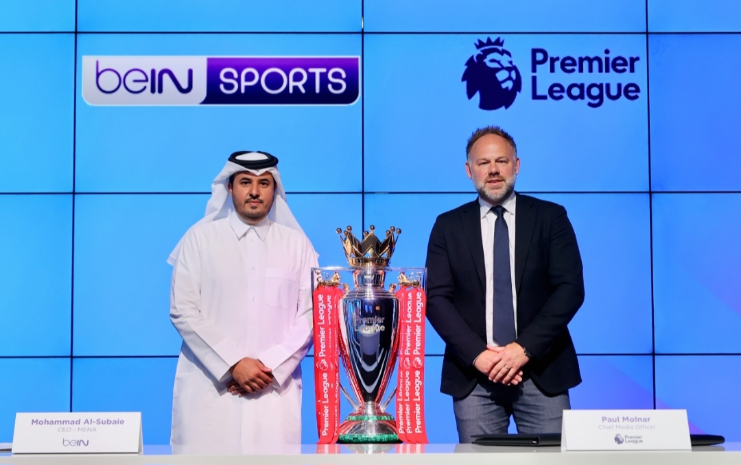 beIN تجدد حقوق البث الحصري للدوري الإنجليزي الممتاز في الشرق الأوسط وافريقيا حتى عام 2028