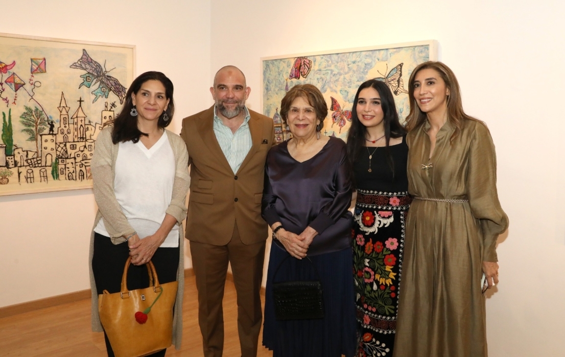 افتتاح معرض "خيوط الأمل" للأميرة كرمة بنت محمد عباس