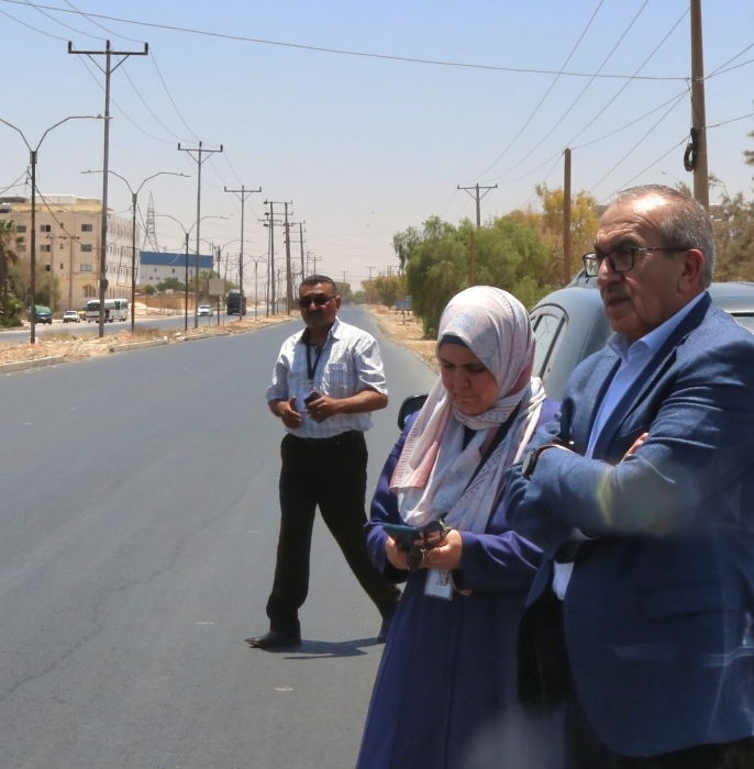وزير الأشغال يتفقد عدد من مشاريع الطرق في العاصمة، إربد، والبلقاء