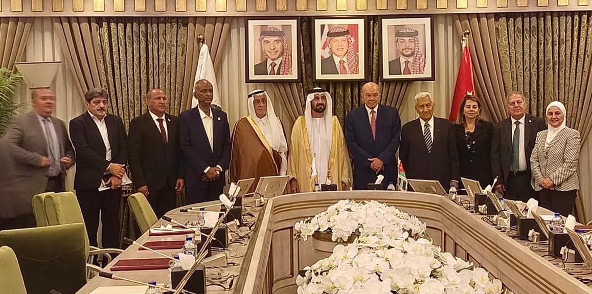 رئيسا الأعيان والبرلمان العربي يبحثان التعاون المشترك