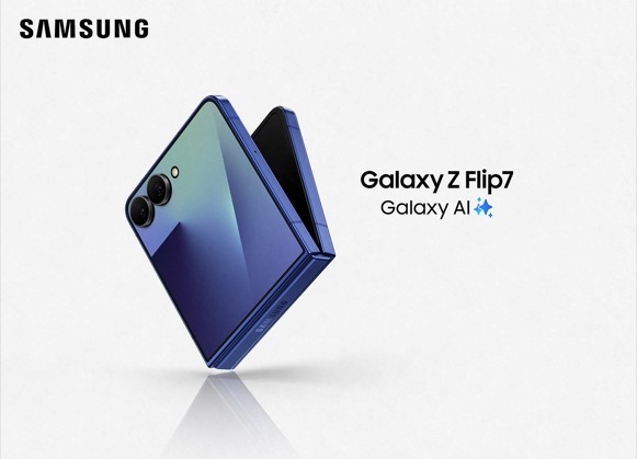 ‘Galaxy Z Flip7' من سامسونج: قوة الذكاء الاصطناعي في جهاز بحجم الجيب مع شاشة ‘FlexWindow' جديدة تغطي الواجهة بالكامل