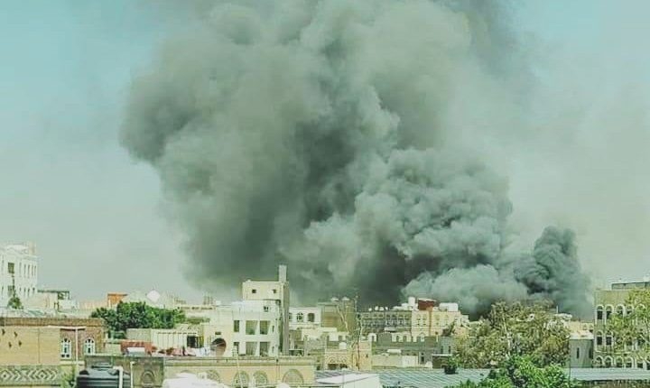 اندلاع حرائق كبرى في صنعاء (تفاصيل)