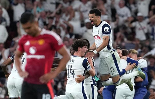 نهائي باهت: توتنهام يتوج بكأس الدوري الاوروبي