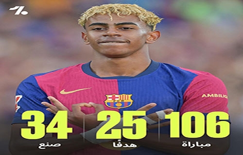برشلونة يمدد عقد الأمين جمال حتى العام 2031