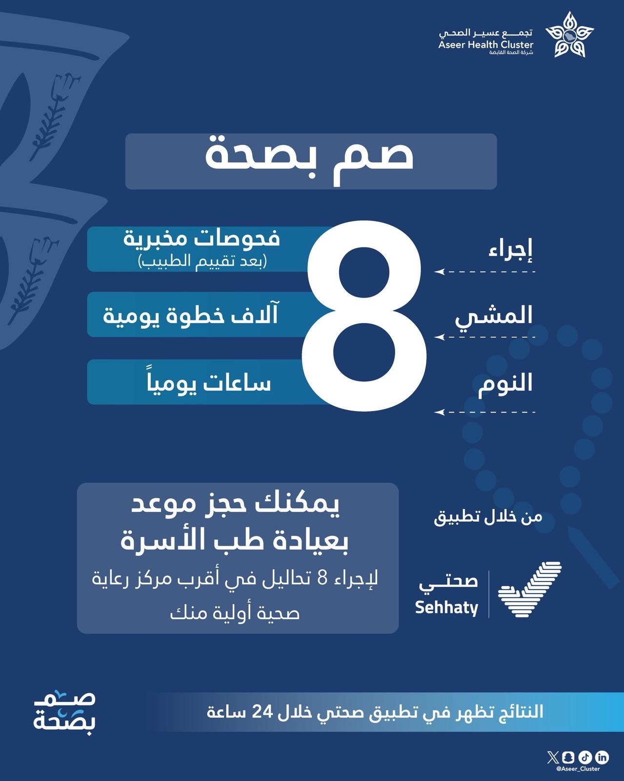 تجمع عسير الصحي يطلق حملة تحدي رمضان