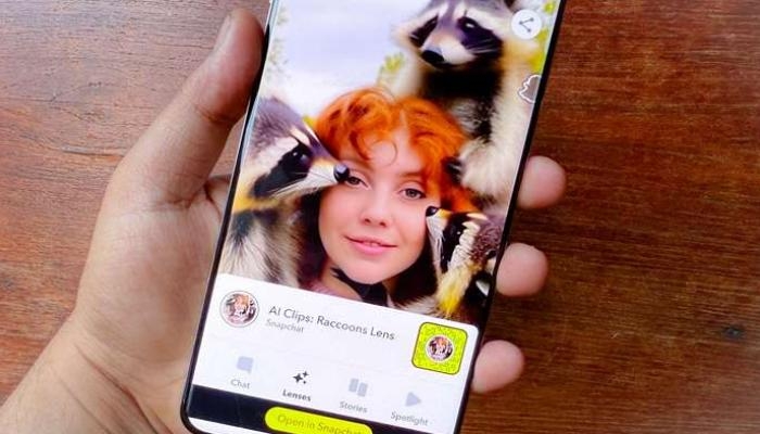'سناب شات' تطلق ميزة عدسات الذكاء الاصطناعي