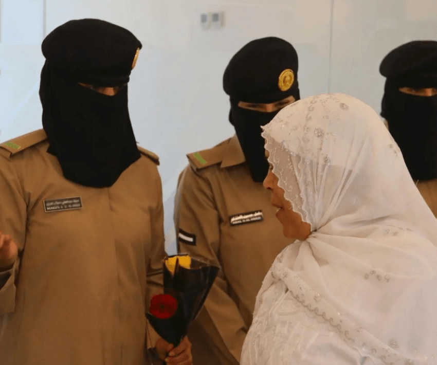 حرس الحدود يسهل إجراءات مغادرة ضيوف الرحمن عبر منفذ حالة عمار