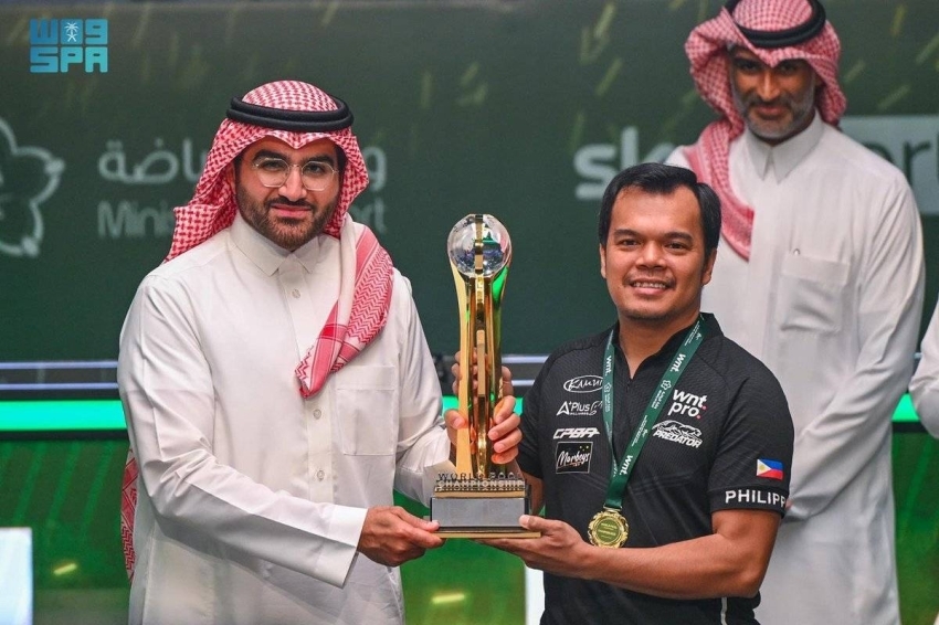 كارلو بيادو يتوج بطلًا للعالم في البلياردو بجدة 2025 بعد نهائي تاريخي!