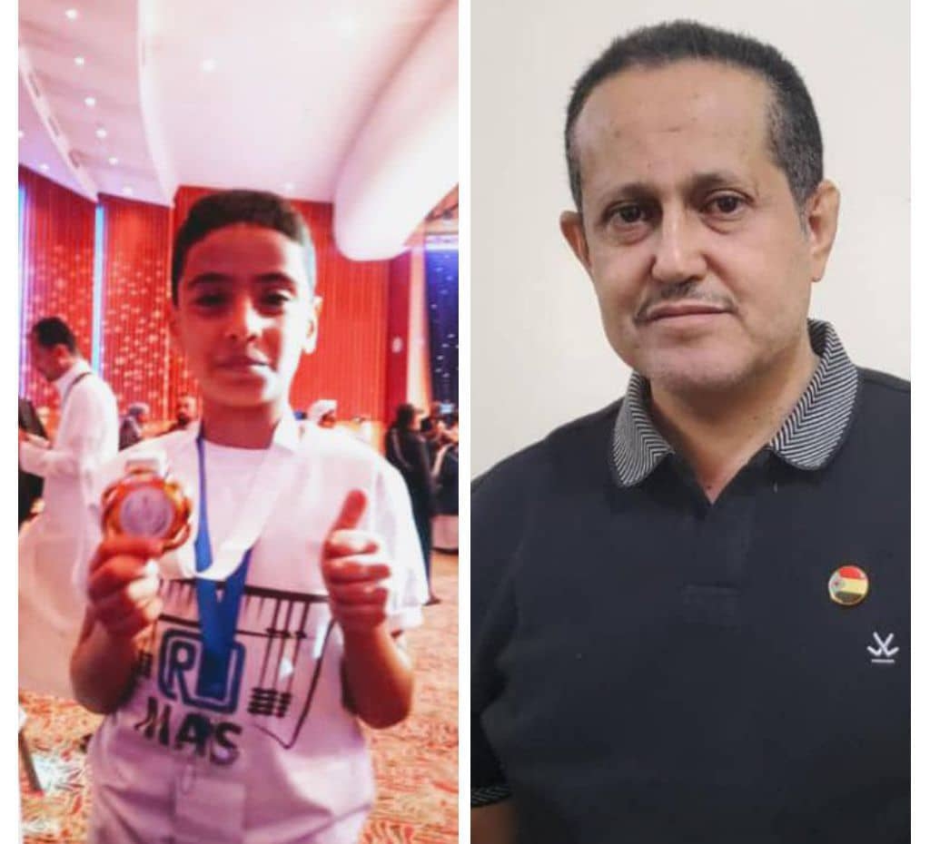 رئيس انتقالي لحج يهنأ طفل التوحد كارم مزيد بإحرازه المركز الاول في مسابقة الحساب الذهني العالمية المقامة بالسعودية