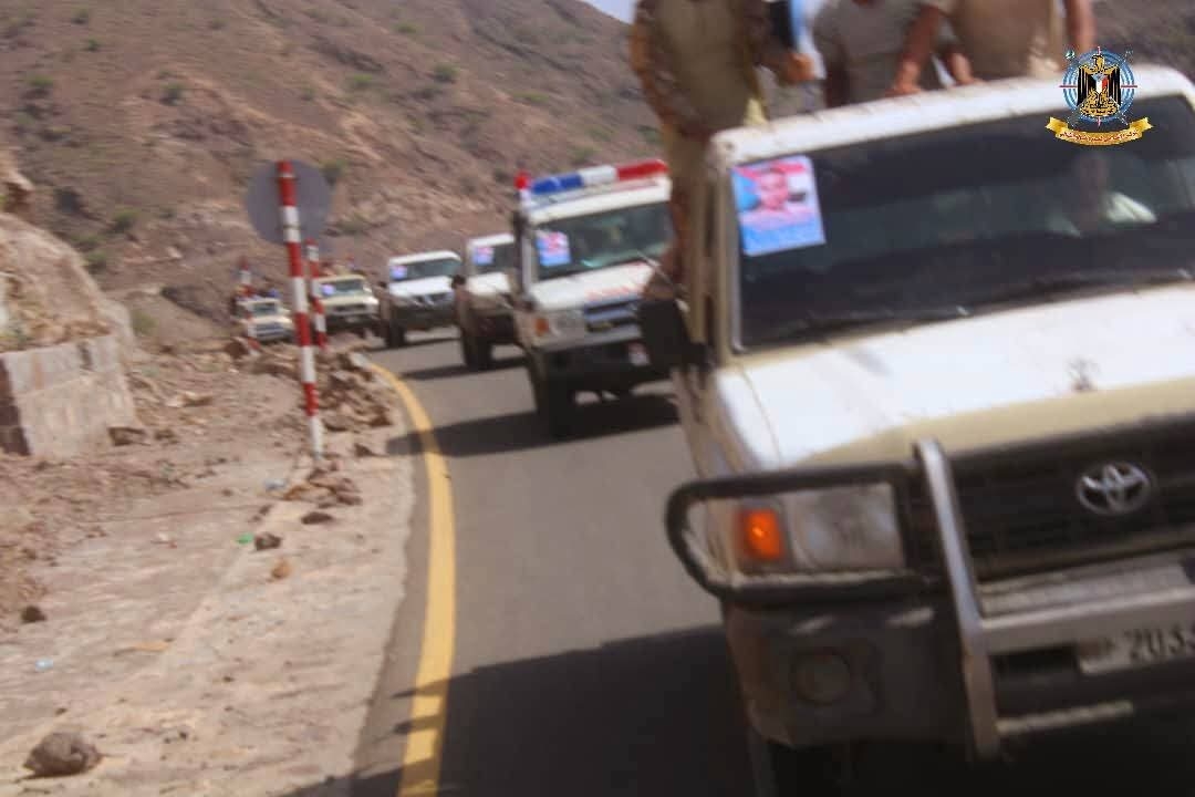 بموكب جنائزي مهيب.. الضالع تشيع الشهيد البطل أحمد فضل الأزرقي إلى مسقط رأسه في مديرية الأزارق