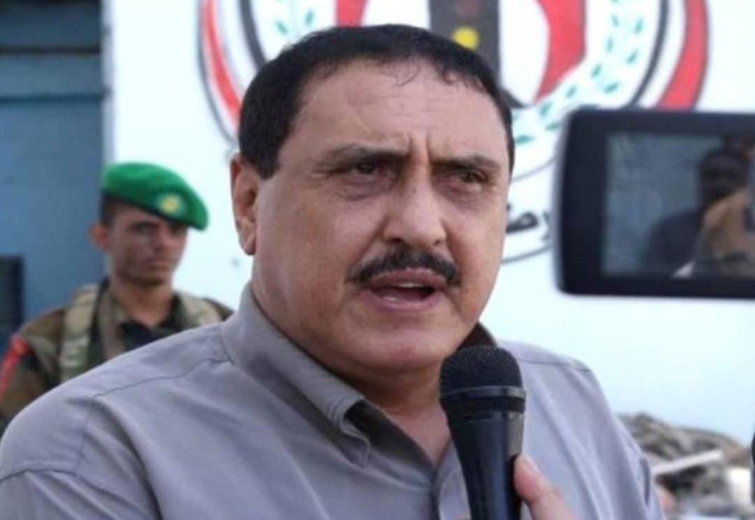 مدير عام شرطة عدن اللواء مطهر الشعيبي يعزي في وفاة العقيد هاني هائل أحد كوادر البحث الجنائي لأمن عدن