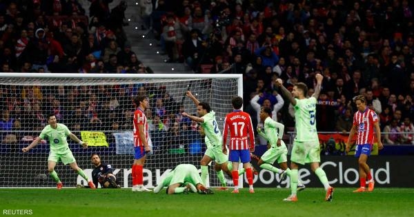 ريمونتادا لبرشلونة أمام أتلتيكو تعيده لصدارة الدوري الإسباني
