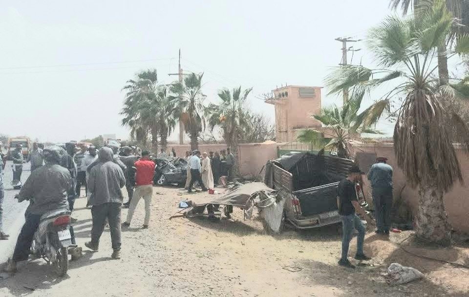 مصر..ع نساء وإصا..بة آخرون بجرو..ح بليغة في حا..دث انفجا..ر عجلة 'بيكوب'