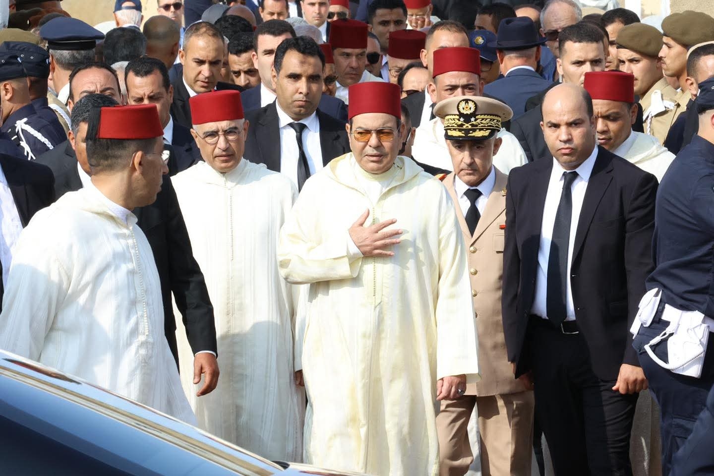 تشييع جثمان الراحل عبد الحق المريني بحضور الأمير مولاي رشيد