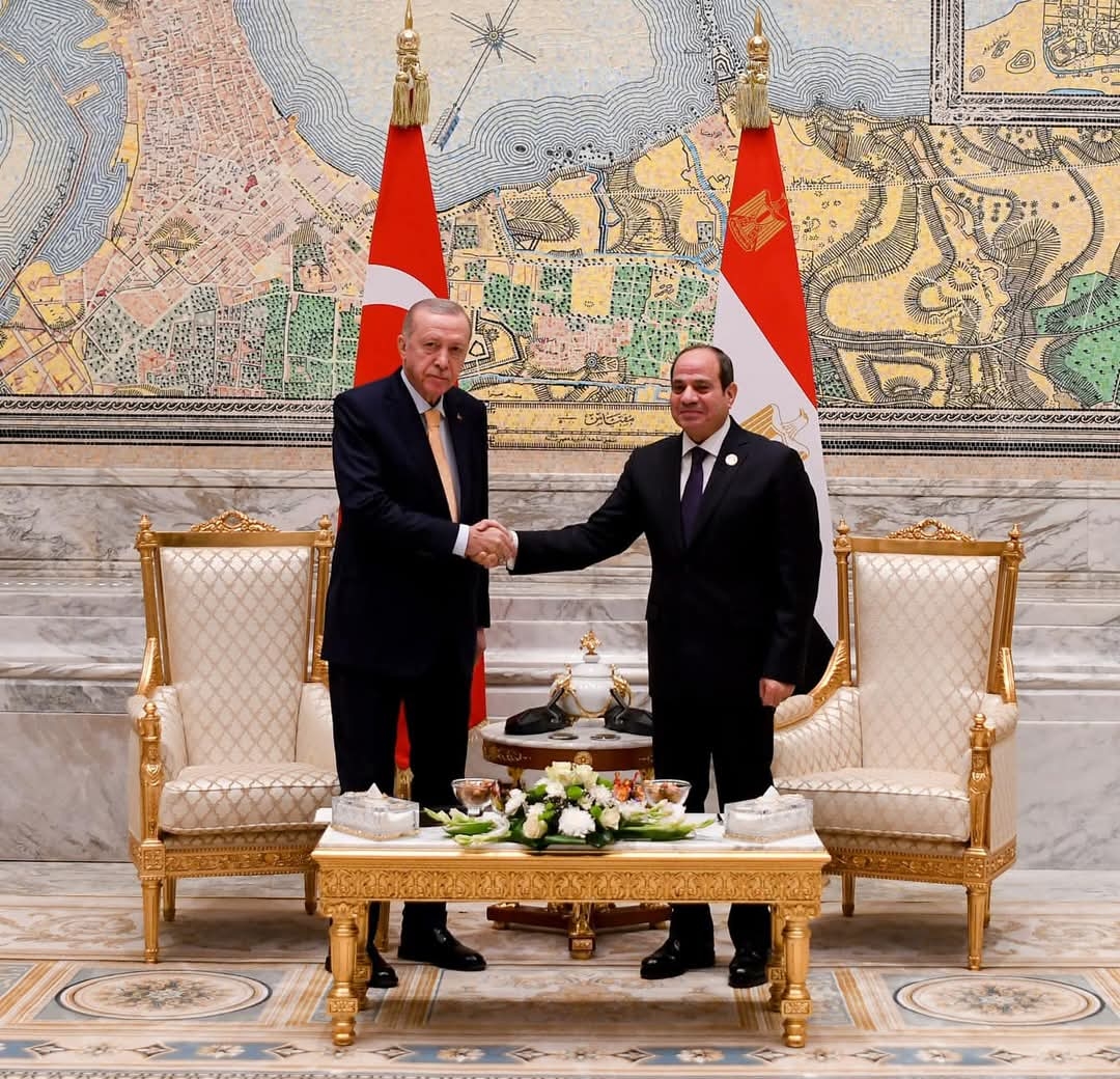 السيسي وأردوغان يحذران من استمرار التصعيد العسكري بالمنطقة