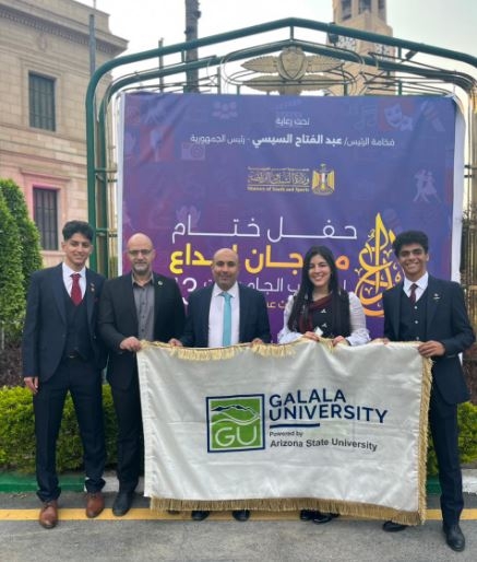 فوز فريق Astra بجامعة الجلالة بالمركز الثاني في مهرجان إبداع