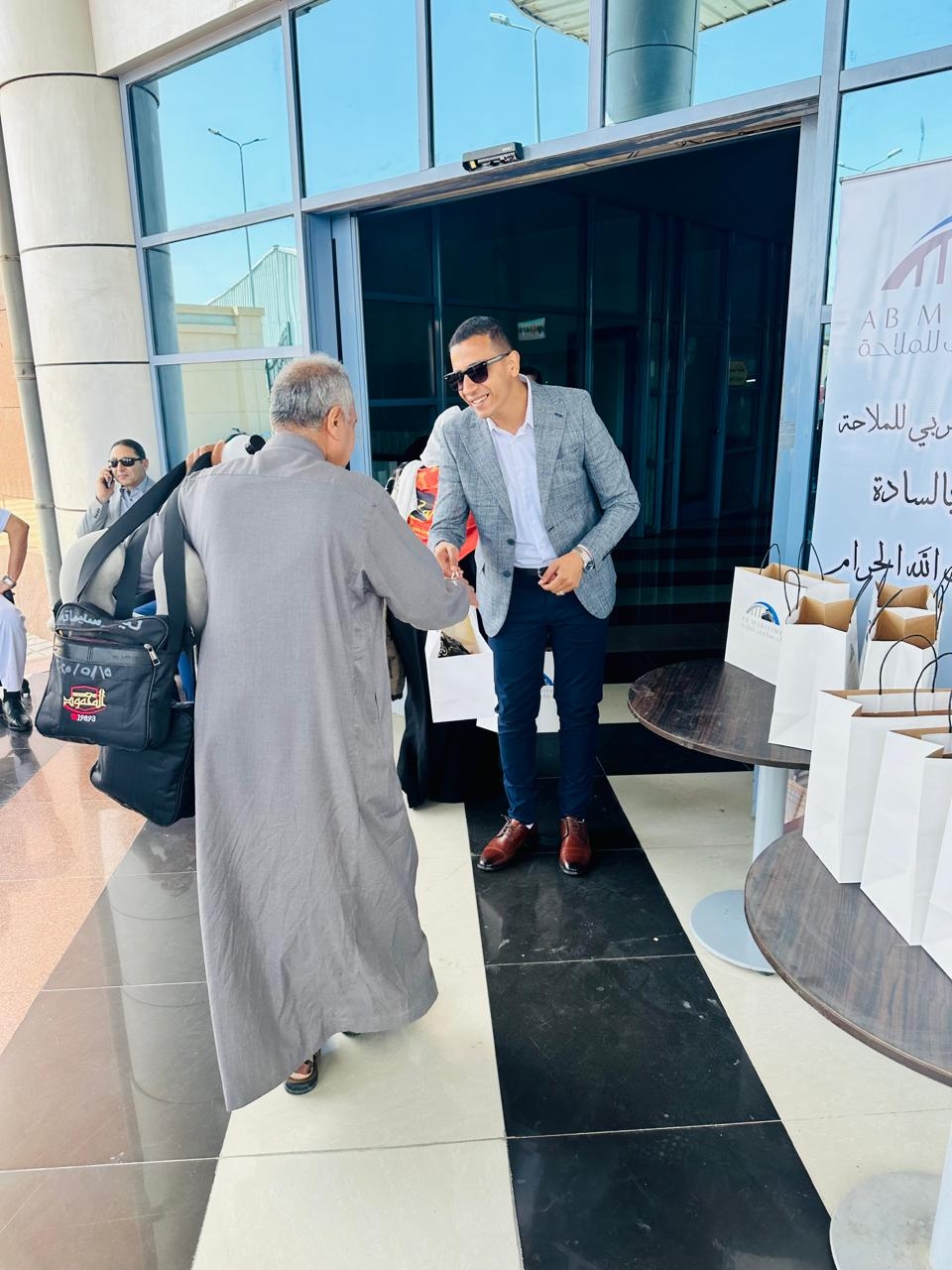 انطلاق أول أفواج الحج البري من ميناء نويبع البحري