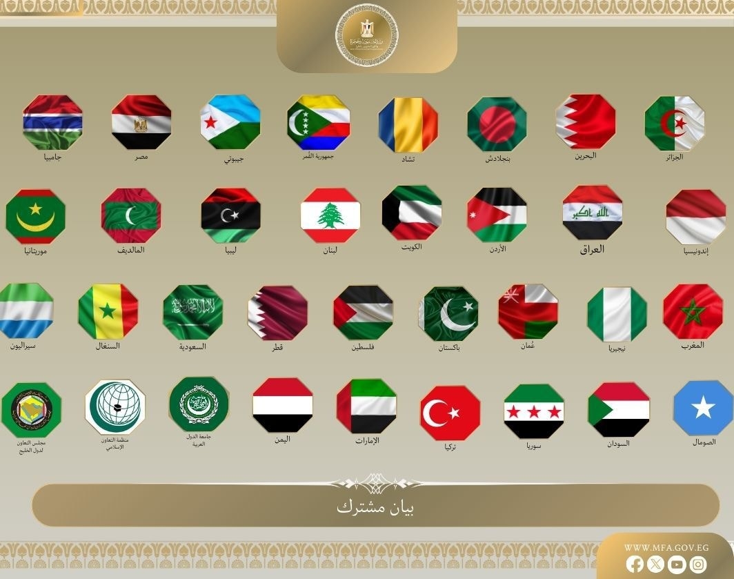 31 دولة عربية وإسلامية تدين تصريحات نتنياهو عن 'إسرائيل الكبرى'