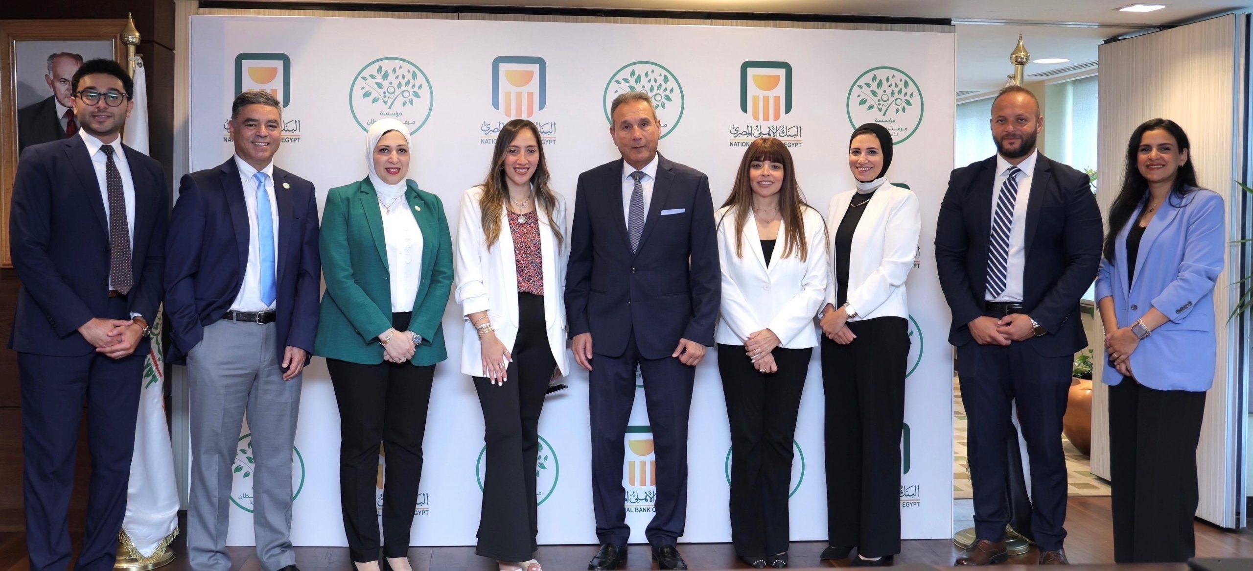 البنك الأهلي المصري يوقع بروتوكول تعاون مع مؤسسة مرفت سلطان
