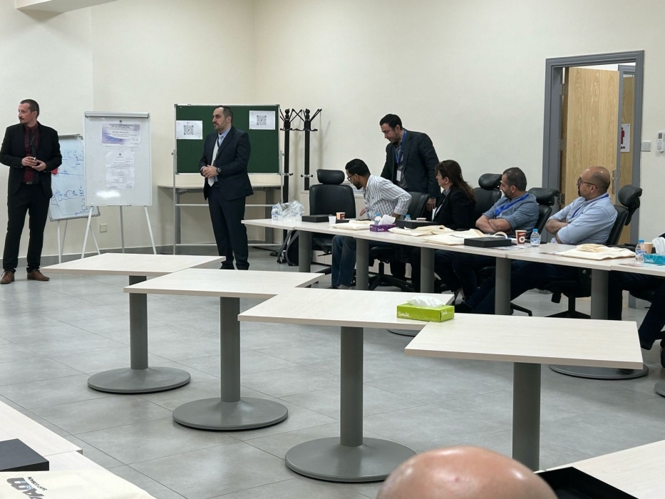 عقد ورش تدريبية في مركز تدريب المياه بالتعاون مع شركة Saint-Gobain PAM CANALISATON