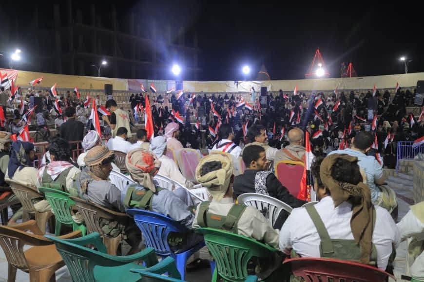 مأرب تحتفي بذكرى الوحدة اليمنية بحفل جماهيري نظمه مجلس شباب الثورة السلمية