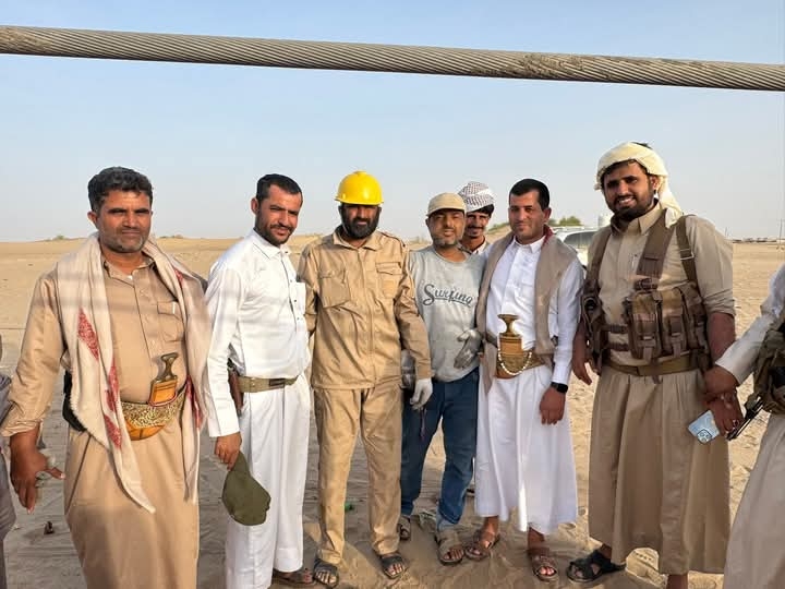 الفرق الهندسية تنجز إصلاح خطوط نقل الكهرباء بمأرب خلال 40 ساعة عمل متواصلة