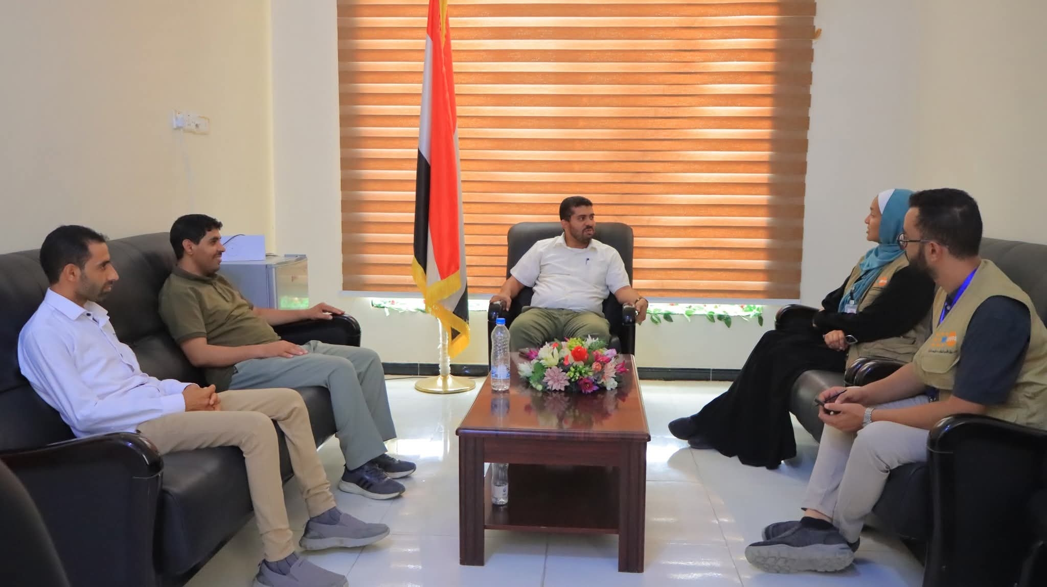 لقاء الوحدة التنفيذية وصندوق الأمم المتحدة يبحث الأوضاع الصحية للنازحين بمأرب