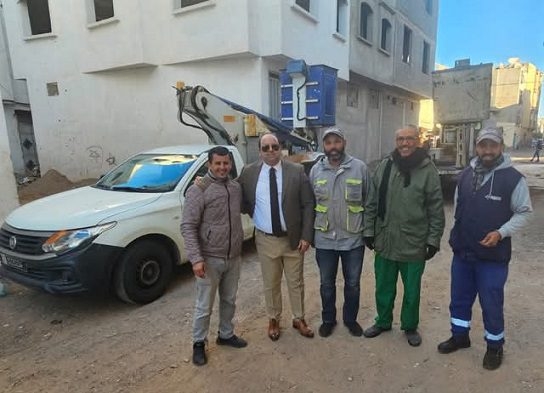 تحسين مستوى الإنارة العمومية بتقنيات جديدة بتراب جماعة إنزكان
