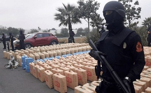 آسفي: الديستي تضرب بقوة من جديد: حجز 1.6 طن من مخدر الشيرا واعتقال أربعة أشخاص