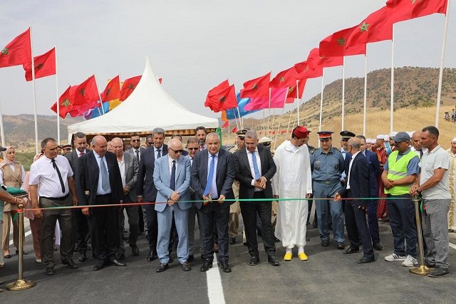 إقليم خنيفرة: تعزيز البنيات التحتية الطرقية بتدشين منشأة فنية