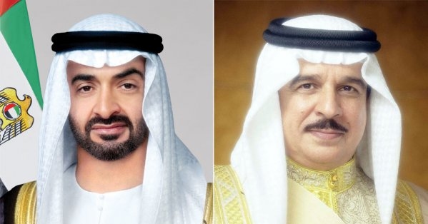 جلالة الملك المعظم يستعرض مع أخيه سمو رئيس دولة الإمارات علاقات التعاون والعمل المشترك
