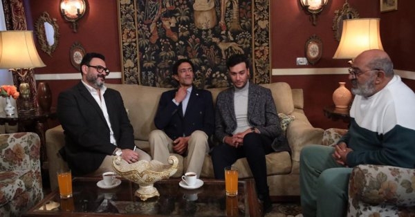 أكرم حسني خاطبة في مسلسل الكابتن