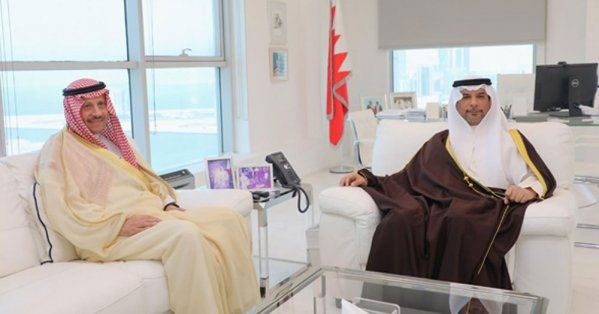 وزير النفط والبيئة يستقبل السفير السعودي بمناسبة تعيينه