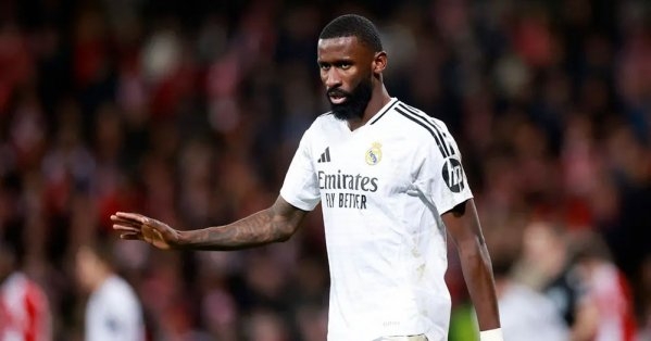 روديغر يغيب عن ريال مدريد لمدة شهرين