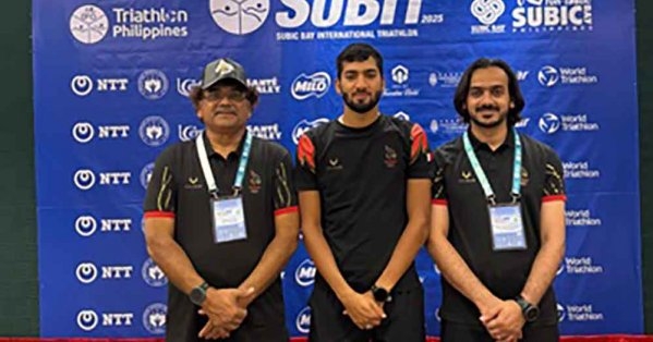 البحريني عمر حمزة يشارك في بطولة كأس آسيا للترايثلون في الفلبين