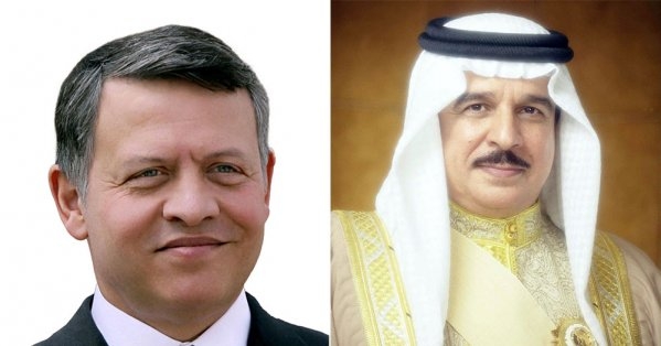جلالة الملك المعظم يهنئ العاهل الأردني بذكرى الاستقلال