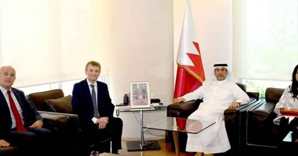 وزير النفط والبيئة يستقبل سفير مملكة إسبانيا لدى مملكة البحرين والمقيم في الكويت