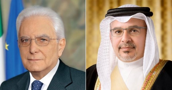 سمو ولي العهد رئيس مجلس الوزراء يهنئ رئيس جمهورية إيطاليا بذكرى العيد الوطني