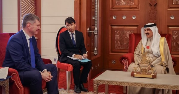 جلالة الملك المعظم يستقبل وزير التنمية الاقتصادية لروسيا الاتحادية