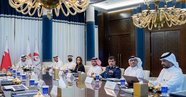 سمو الشيخ خالد بن حمد يطلع على التحضيرات الفنية لدورة الألعاب الآسيوية الثالثة للشباب