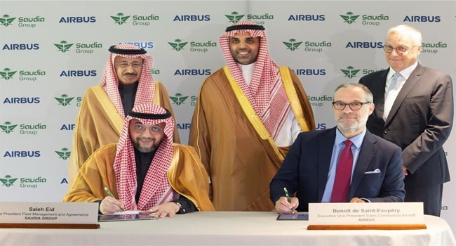 'مجموعة السعودية' تعزز أسطولها بصفقة إيرباص